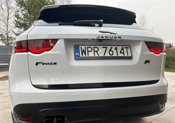 Jaguar F-Pace cena 133999 przebieg: 106220, rok produkcji 2019 z Trzcińsko-Zdrój małe 781